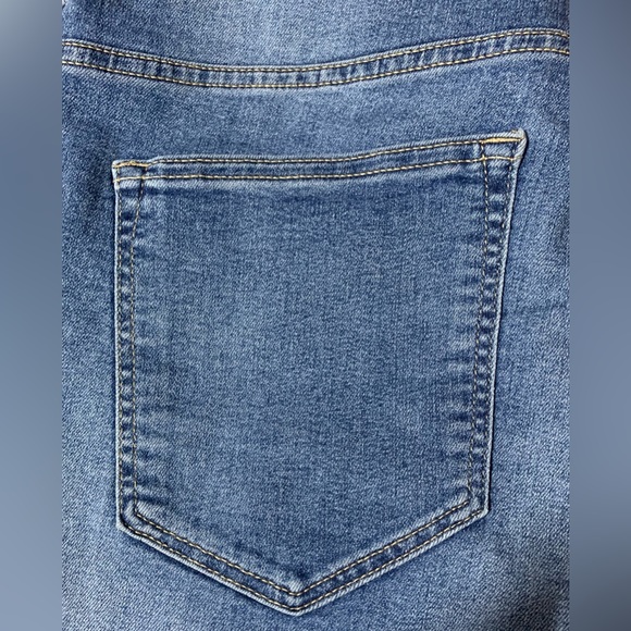 H&M Skinny Mid Rise Jeans skinny blue jeans Size UK16 - Picture 4 of 4